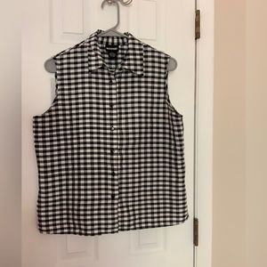 Vintage Checkered Tank Top